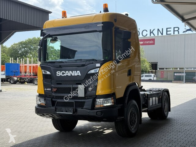 جرار Scania 450 XT 4x4 Euro 6 SZM Kipphydraulik...