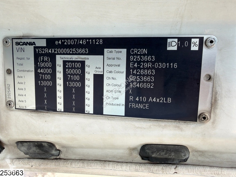 Тягач Scania 410 Euro 6, retarder, Standairco,...