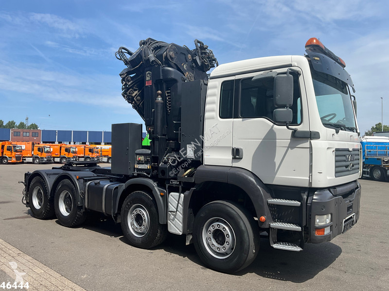 جرار MAN 41.363 8x4 Manual Full steel Hiab 80...