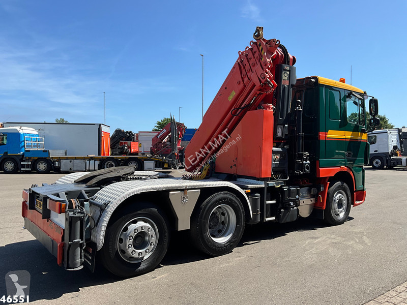 جرار DAF FTN 105  6x2 Hiab 60 Tonmeter laadkraan