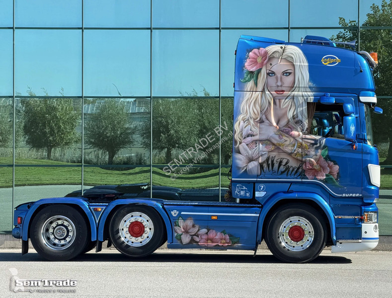 Тягач Scania R520 V8 EURO 6 KING FU AIR...