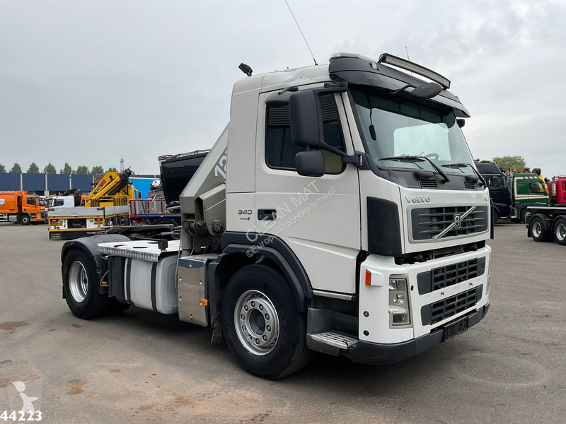 Tractor Volvo FM 340 HMF 12 Tonmeter laadkraan