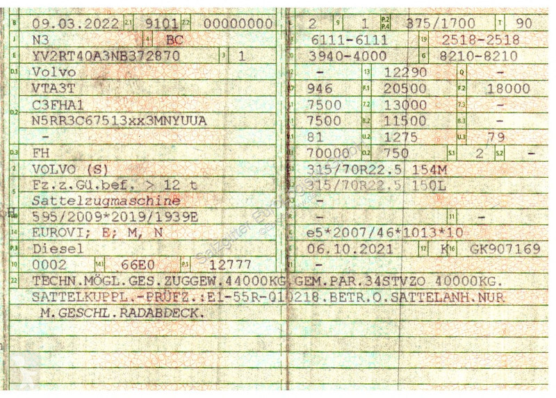 جرار Volvo 500 | 6E | Teilledersitze |...