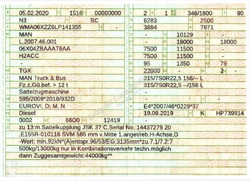 Ciągnik siodłowy MAN 18.470 4X2 BLS | 6D |...