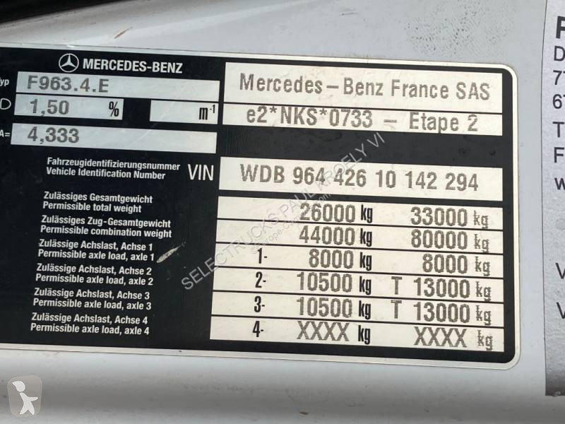 Tracteur Mercedes