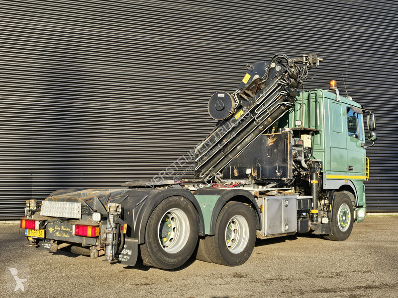 Tahač DAF 105460 6X2 / HIAB 37 t/m CRANE / KRAN