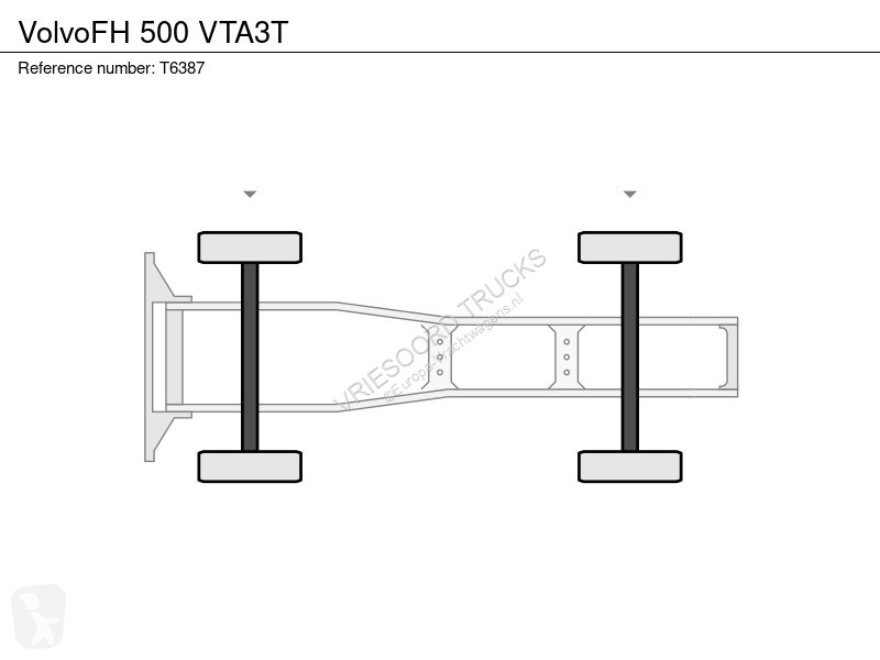 Tracteur Volvo 500 VTA3T