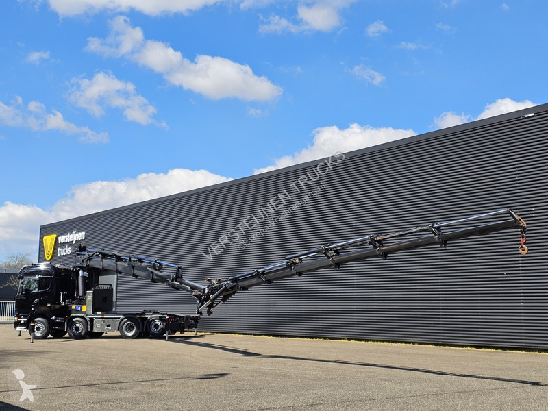 Traktor Scania 490 8x2 / HMF 85 T/M CANE +...