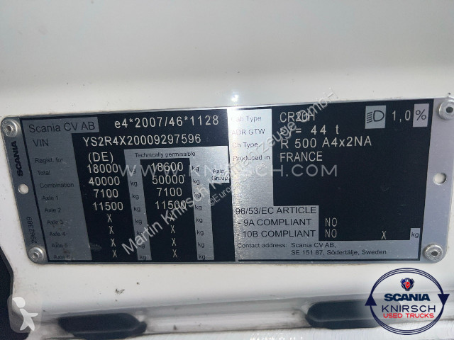 Tahač Scania R 500 A4x2NA