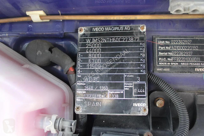 جرار Iveco 460 + 6X2 + RETARDER + EURO 6 +...