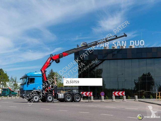 Влекач Mercedes MERCEDES BENZ 3251 8x4 Fassi F...