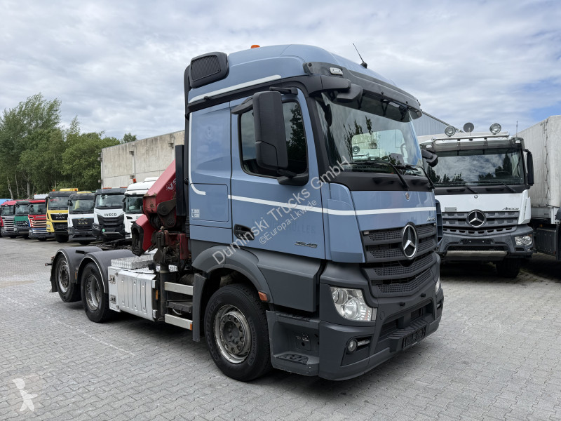 جرار Mercedes 2548 LS 6X2 Kran HMF 3220 bis 16...