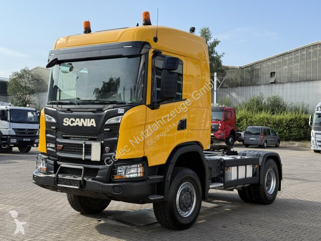 جرار Scania 450 XT 4x4 Euro 6 SZM Kipphydraulik...