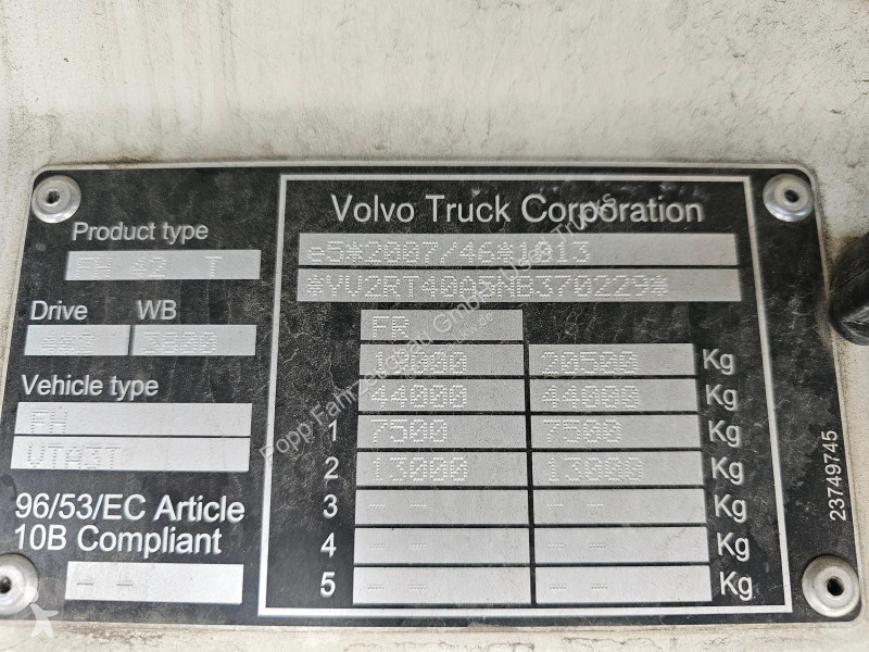 جرار Volvo 500 4x2*Standklima,2-Liegen,VEB+,NB*