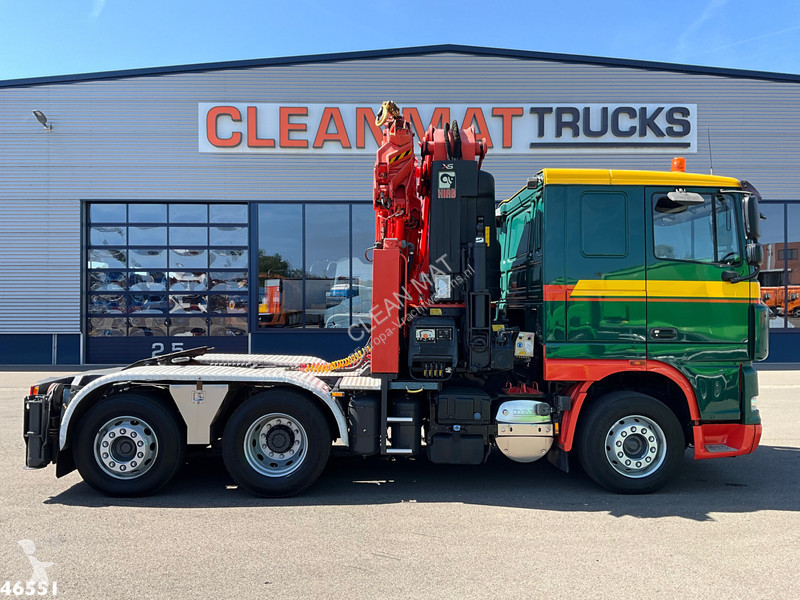 جرار DAF FTN 105  6x2 Hiab 60 Tonmeter laadkraan