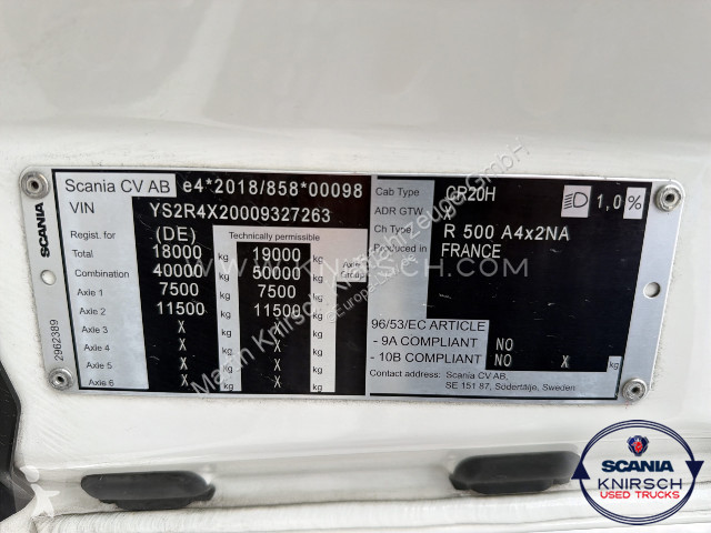 Tracteur Scania R 500A4x2NA / LED / Full Scania...