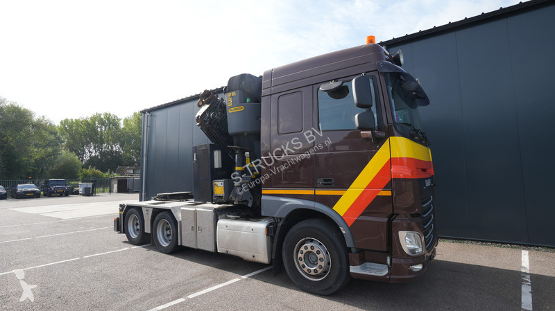 Тягач DAF 6x2 tracto runit with Palfinger PK...