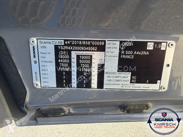 Cabeza tractora Scania R500A4x2NA / LED /...
