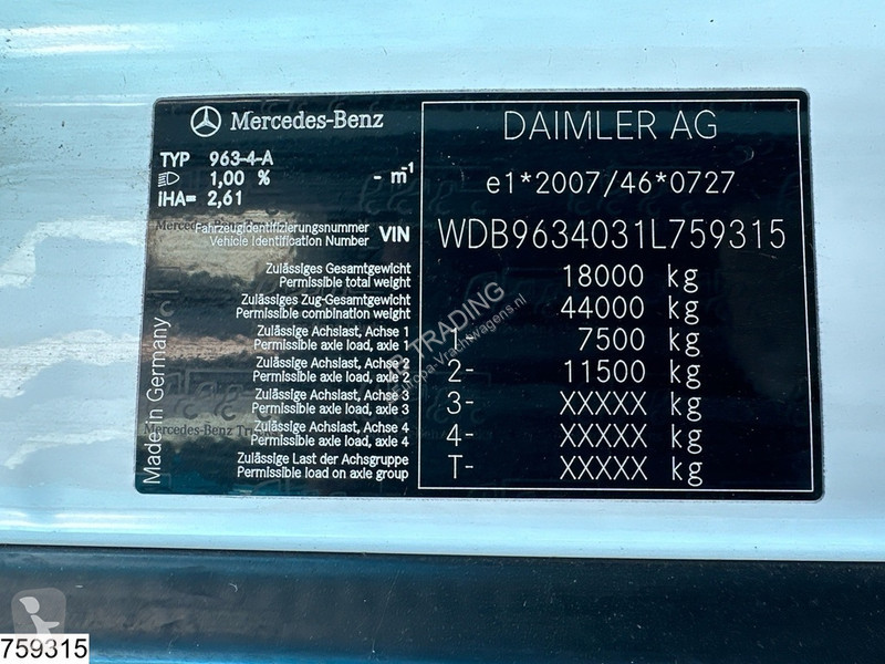 Trekker Mercedes 1845 EURO 6, PTO