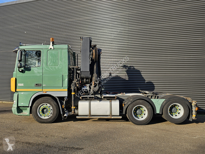 Tahač DAF 105460 6X2 / HIAB 37 t/m CRANE / KRAN
