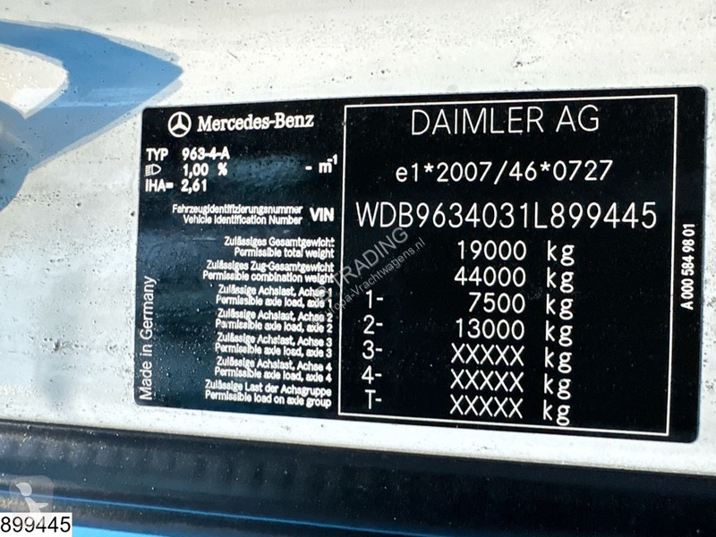 Trattore Stradale Mercedes 1842 EURO 6, Engine...