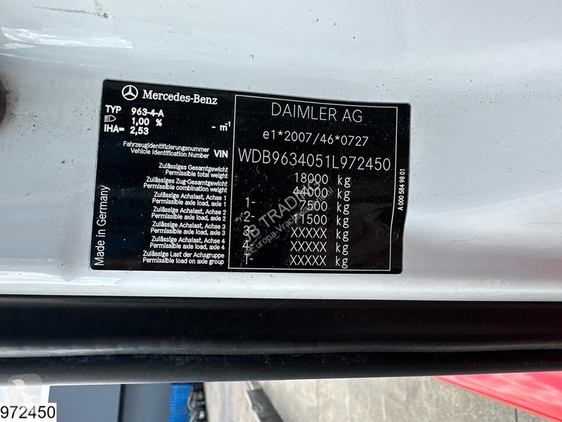 Tractor Mercedes 1843 EURO 6, Retarder, Lohr,...