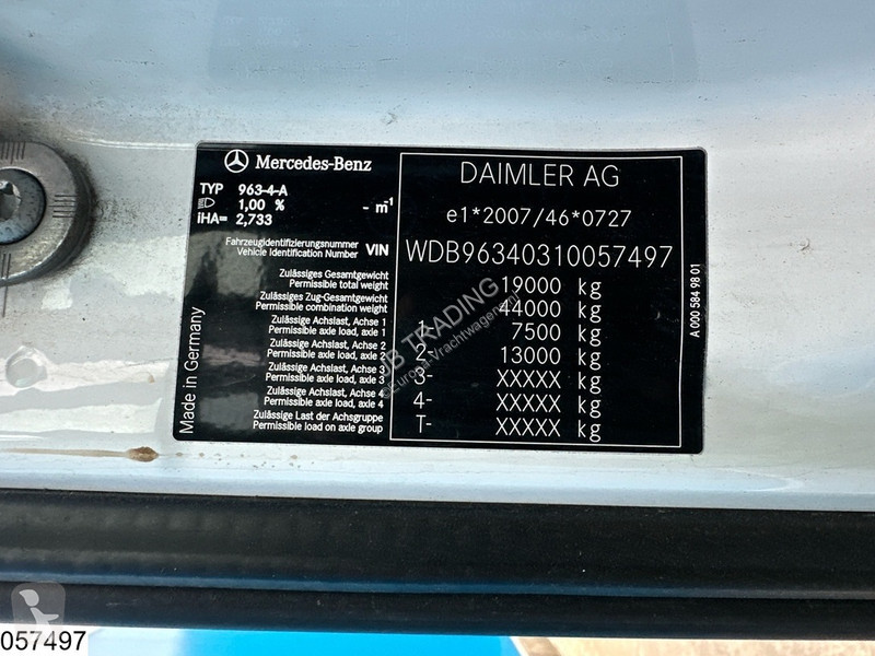Tractor Mercedes 1843 EURO 6, Retarder, PTO,...