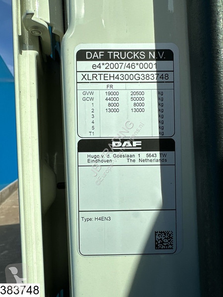 Trekker DAF 480 EURO 6, Retarder, Standairco