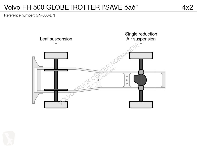 Tractor Volvo 500 GLOBETROTTER I'SAVE éàé