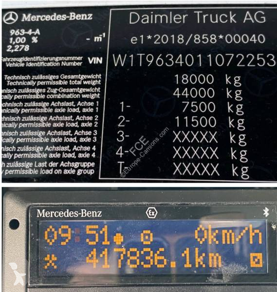 Tracteur Mercedes