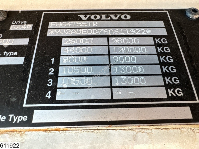 Traktor Volvo 550 6x4, EURO 3, Manual, Retarder