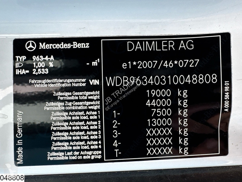 Tractor Mercedes 1845 EURO 6