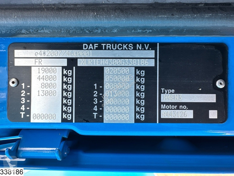 Tracteur DAF 480 SSC, EURO 6D, Standairco