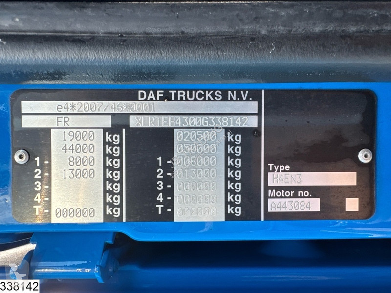 Tahač DAF 480 SSC, EURO 6, Standairco