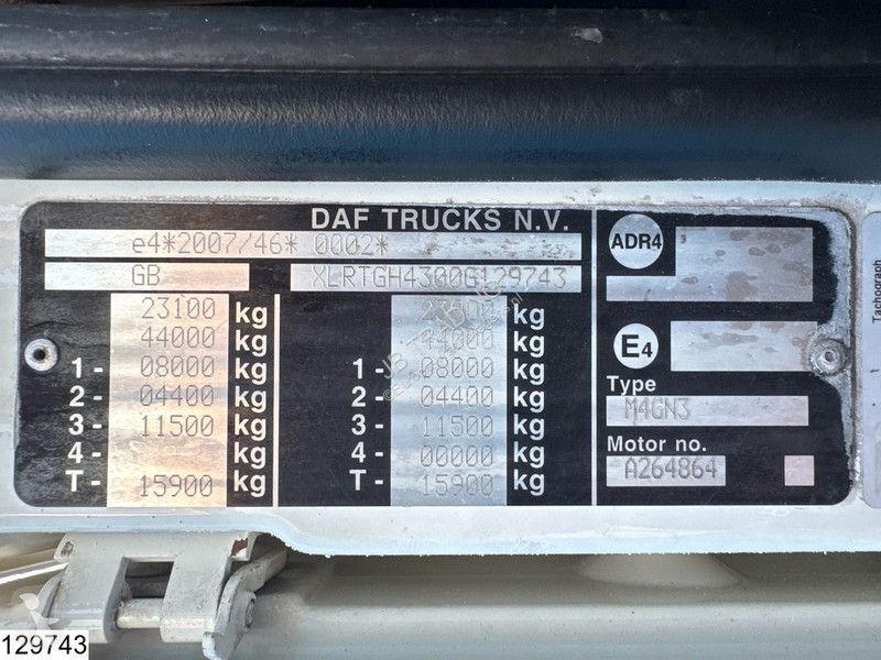 Tractor DAF 6x2, EURO 6, Hydraulic, RHD