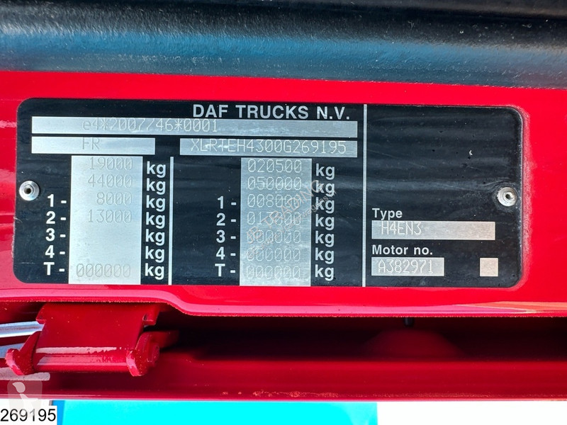 Trekker DAF 480 EURO 6, Standairco, PTO