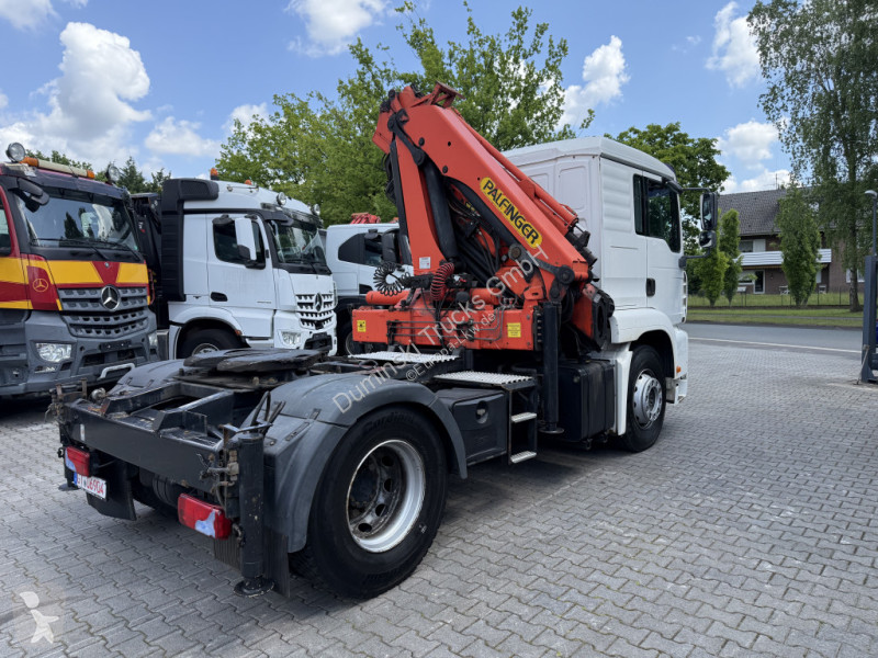 Traktor MAN TGA 18.430 Kran Palfinger 16502 bis...