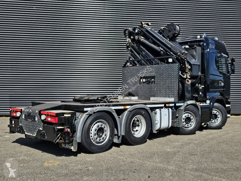 Traktor Scania 490 8x2 / HMF 85 T/M CANE +...