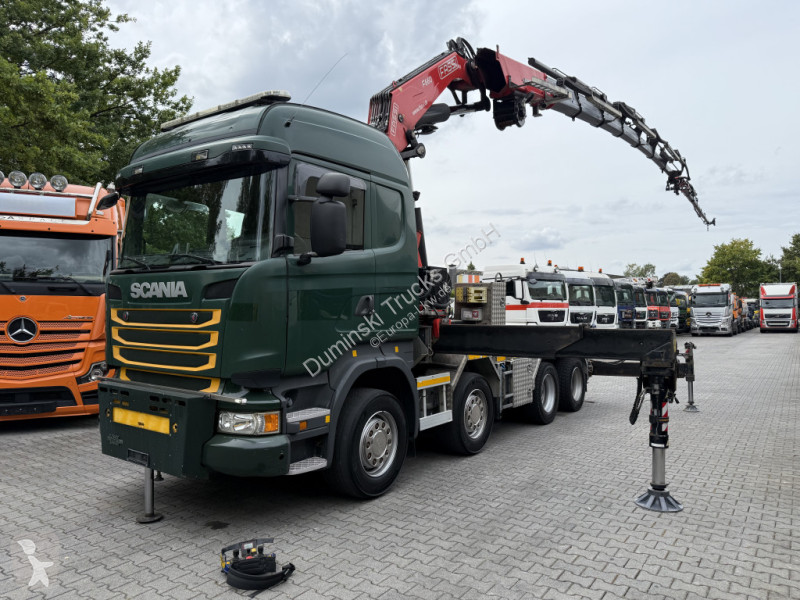 Traktor Scania 8X4 Kran Fassi F660 bis 34 Meter
