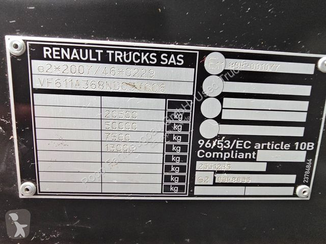 Traktor Renault T 480 4x2...