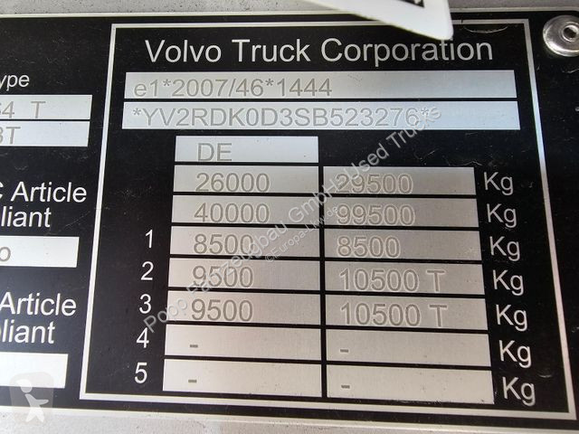 Traktor Volvo 16-780 6x4*200 T,VDS, Globe...
