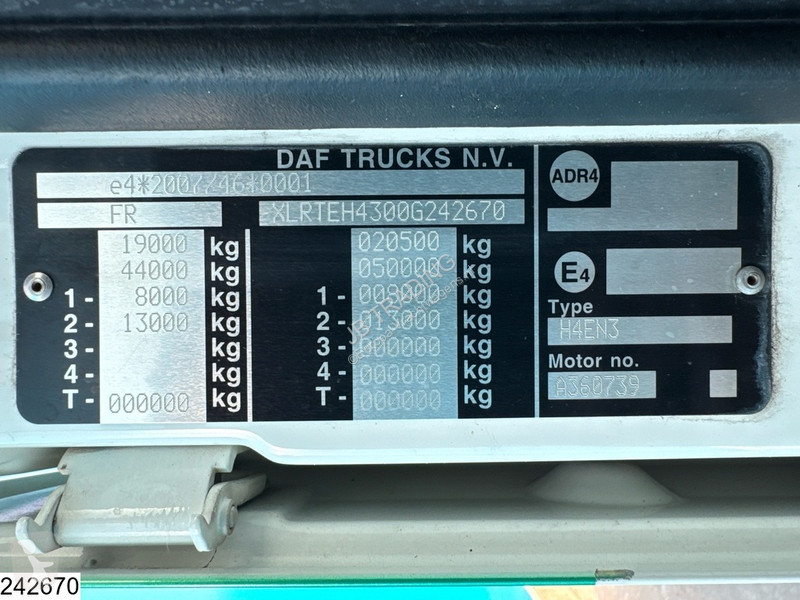 Tahač DAF 480 EURO 6, ACC, Standairco