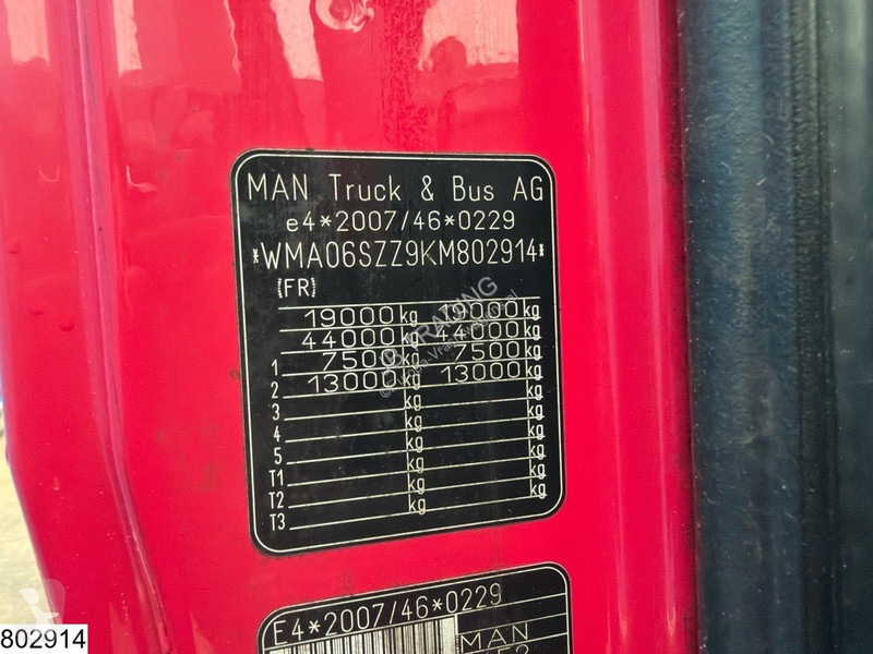 جرار MAN 18 460 EURO 6, Retarder, PTO