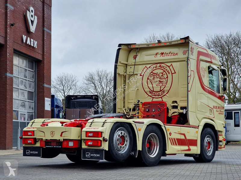 جرار Scania R580 V8 NGS ow roof 6x2 -...