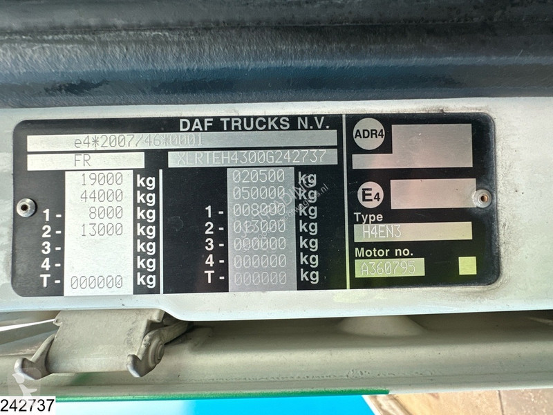 Tracteur DAF XF  EURO 6, ACC, Standairco