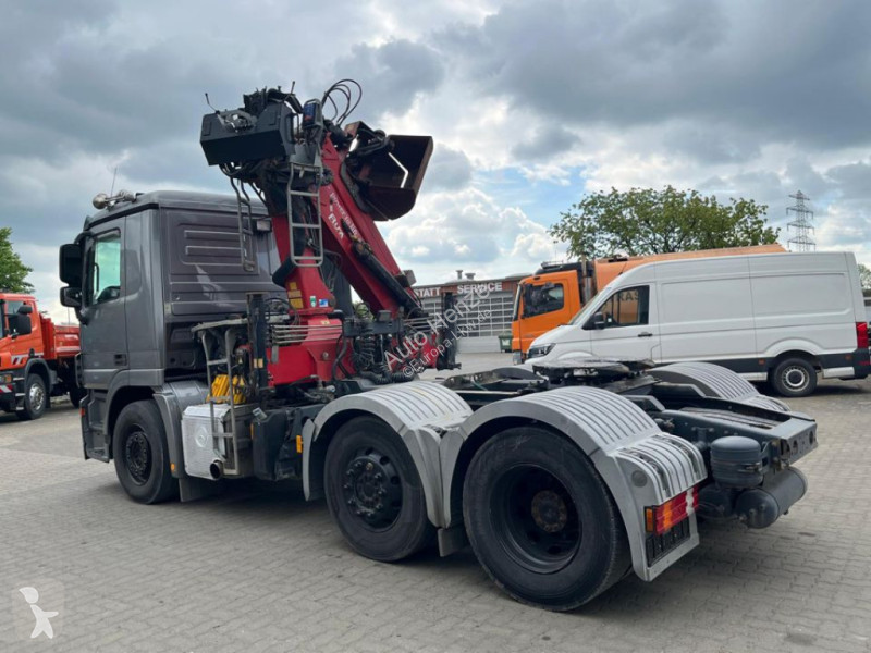 جرار Mercedes Actros 2546 L 6x2  SZM   Kran HMF...