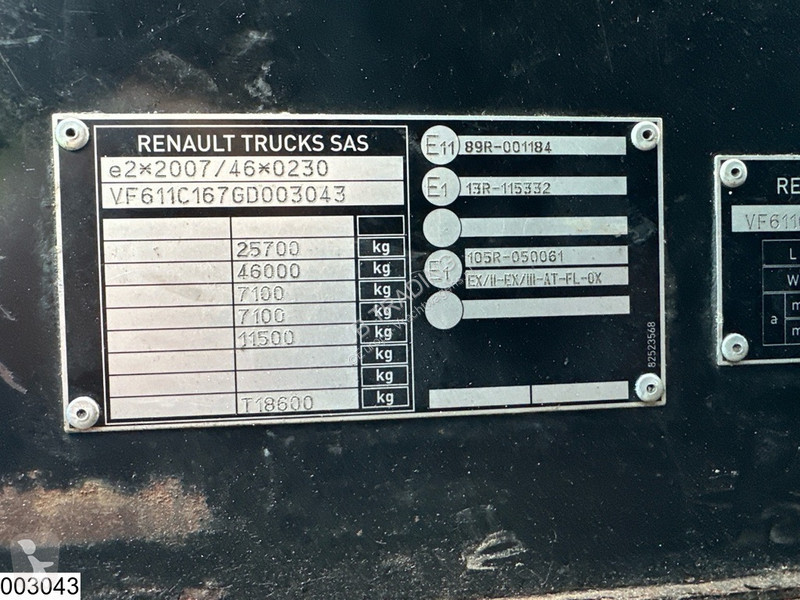 جرار Renault T 460 6x2, EURO 6, Compressor, RHD
