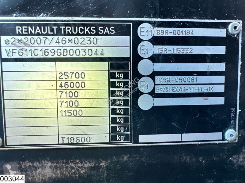 جرار Renault T 460 6x2, EURO 6, Compressor, RHD