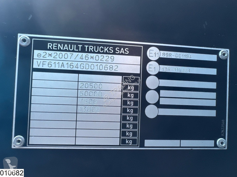 جرار Renault T 460 EURO 6, PTO, Retarder