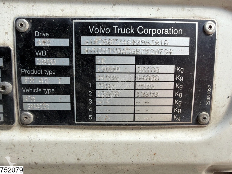 جرار Volvo 460 Euro 6, PTO, air suspension, Lohr